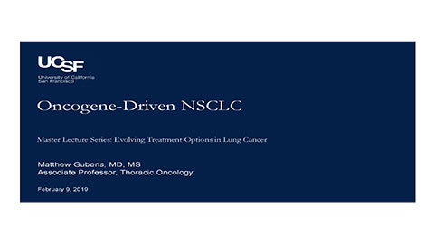 Oncogene-Driven NSCLC