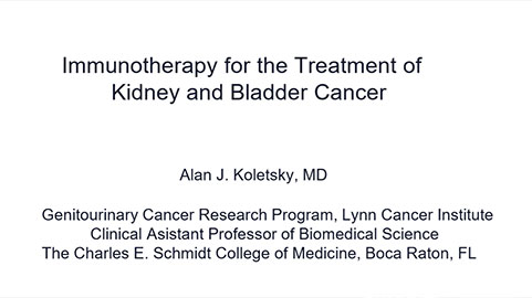 Immunotherapy for the Treatment of Kidney and Bladder Cancer