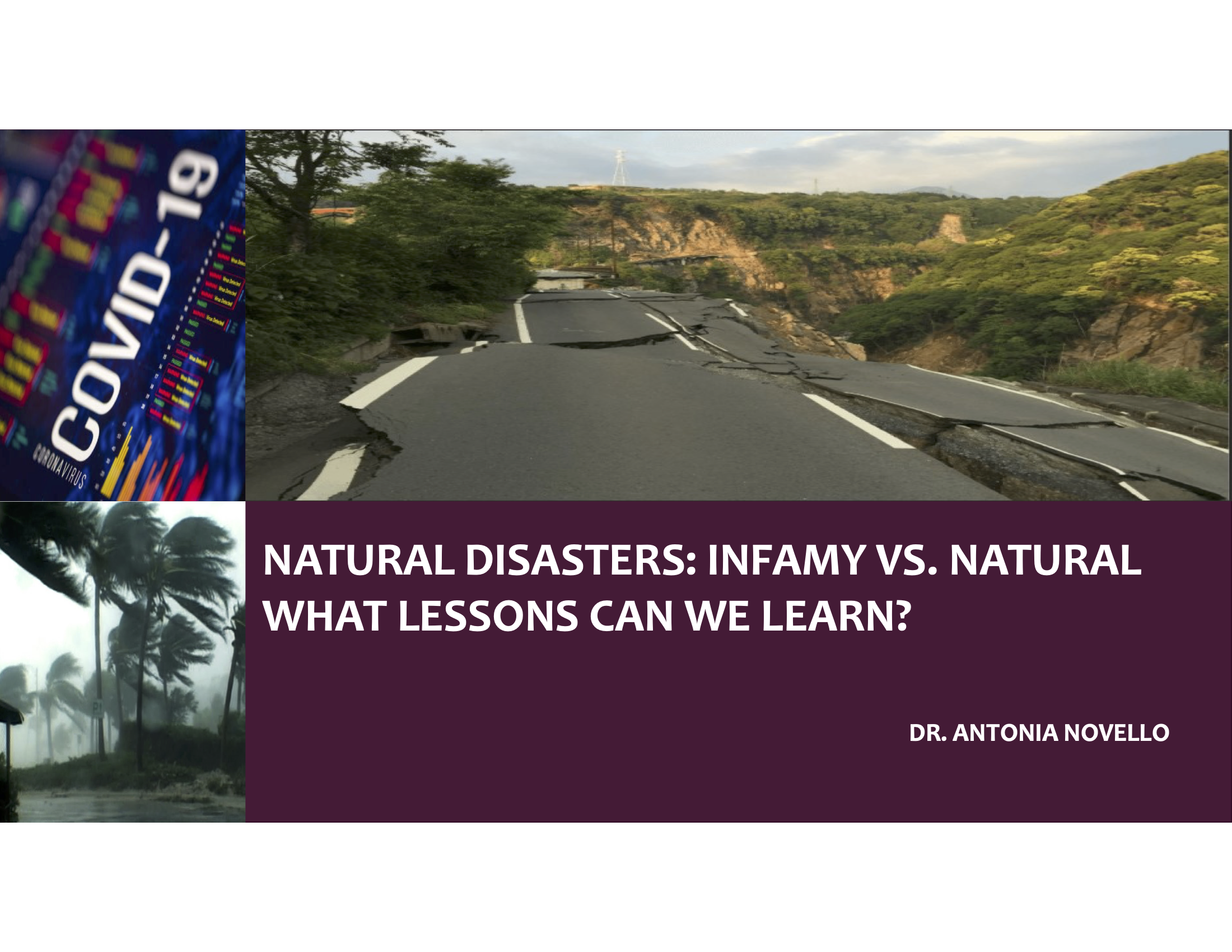 Natural Disasters: Infamy vs. Nature – What Lessons Can We Learn